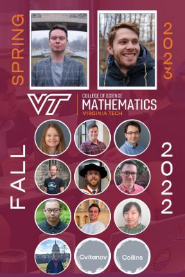 New Faces 2022-23 VT Math Dept