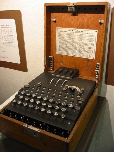 Picture of the Enigma Machine