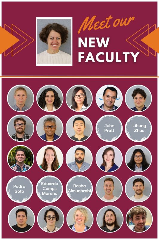 New Faces 2023 VT Math Dept