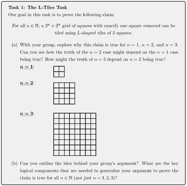 L-Tiles Task L-tiles task