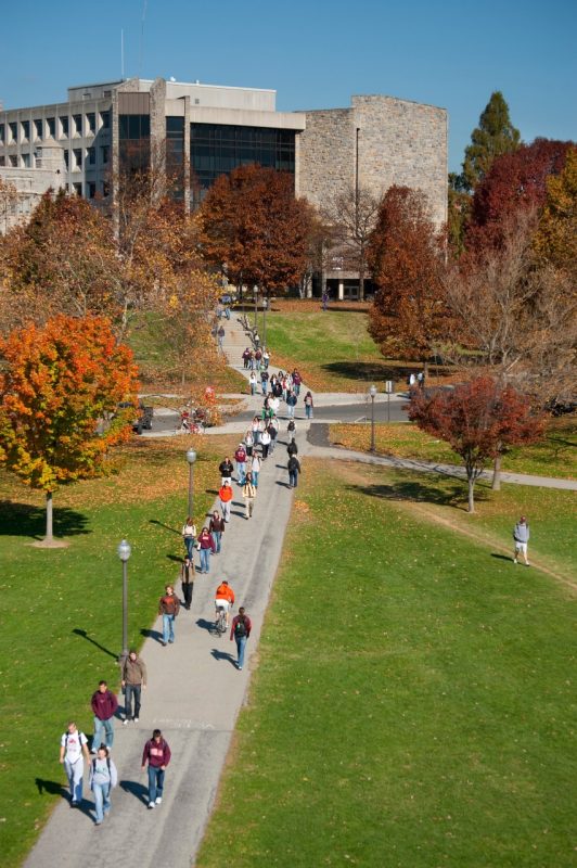 picture of McBryde Hall from Virginia Tech drillfield